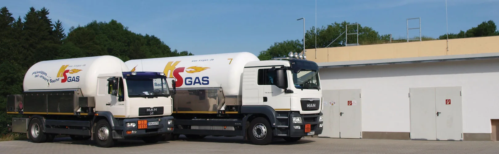 KS-Gas LKW-Flotte für Flüssiggas-Lieferung in Bayern KS-Gas LKW-Flotte für Flüssiggas-Lieferung in Bayern